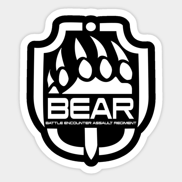 Escape From Tarkov BEAR big white logo Sticker by Random_Design